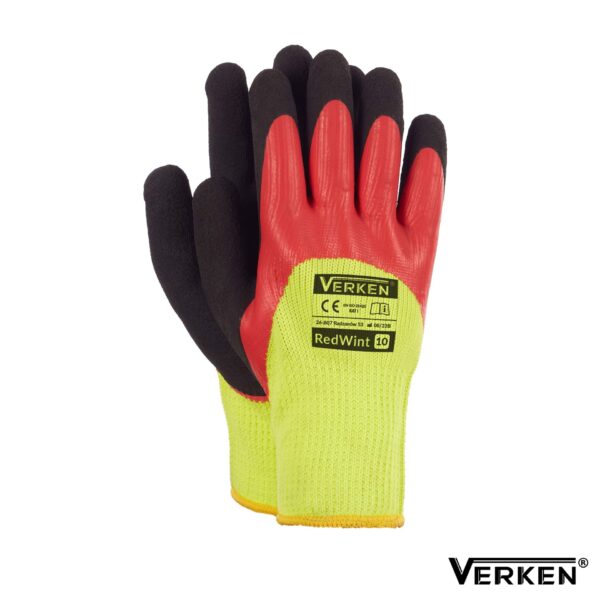Rękawice robocze ocieplane zimowe wodoodporne Verken Redwint