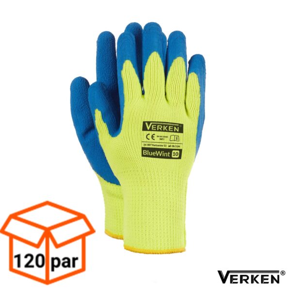 Rękawice robocze zimowe ocieplane Bluewint 120 PAR -1 KARTON 2,68 zł/para