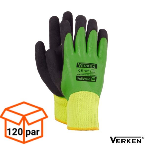 Rękawice robocze Wodoodporne ocieplane FullWint 120 PAR -1 KARTON 4,90 zł/para