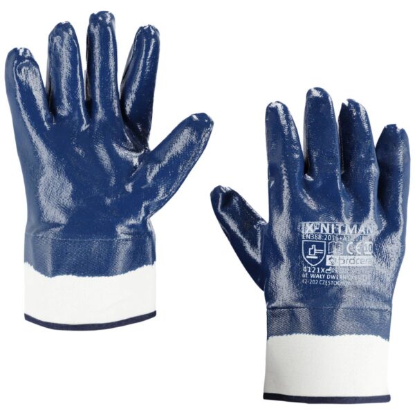 Rękawice robocze powlekane nitrylem olejoodporne X-Nitman Procera